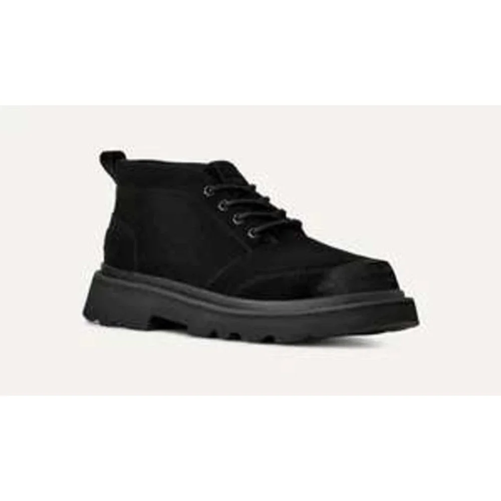 UGG M Chukka Lug Black Boots Mens 11 1171113 Lug Sole Ankle Boot NEW